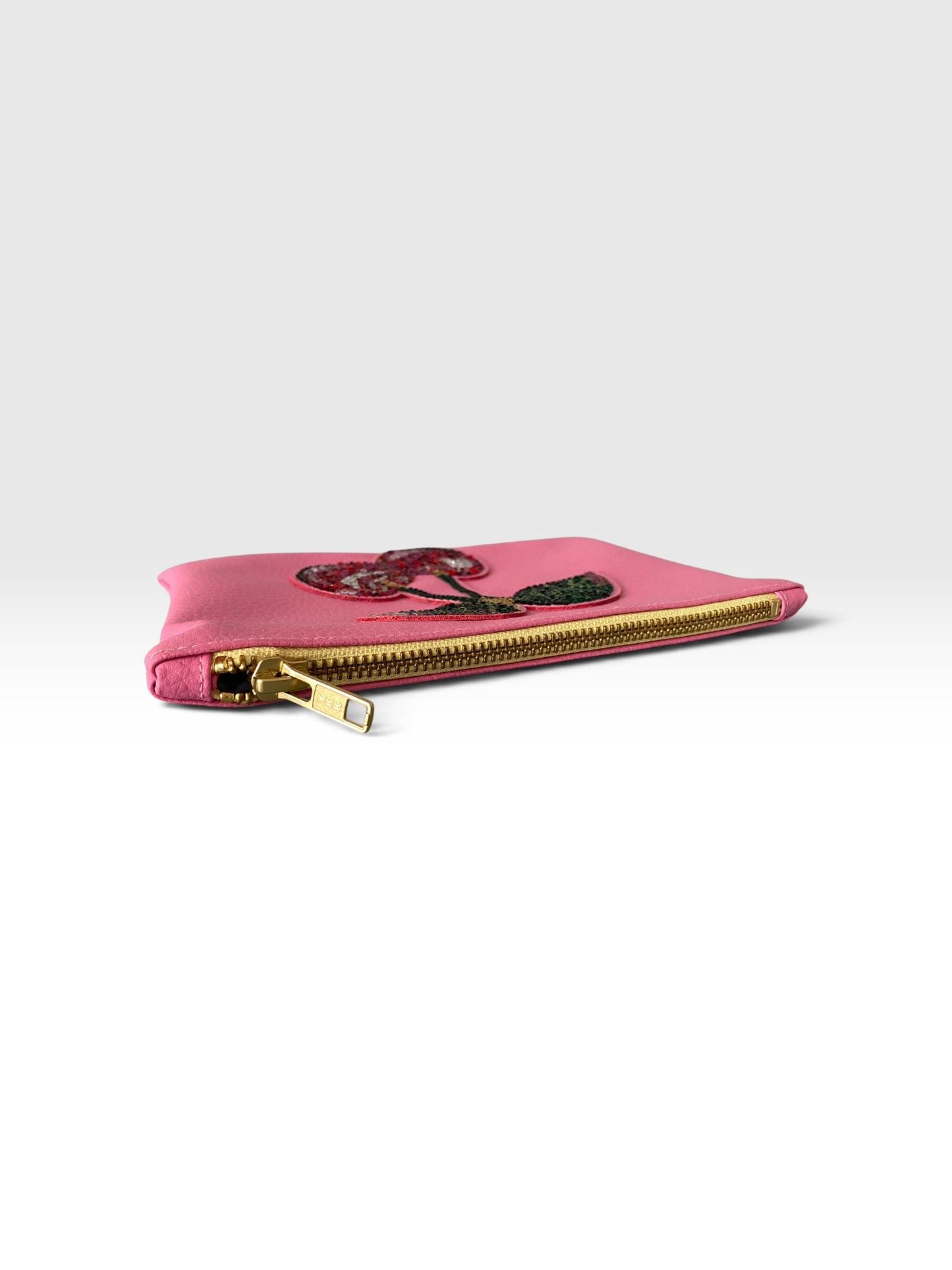 Cherries Clutch vegan leather